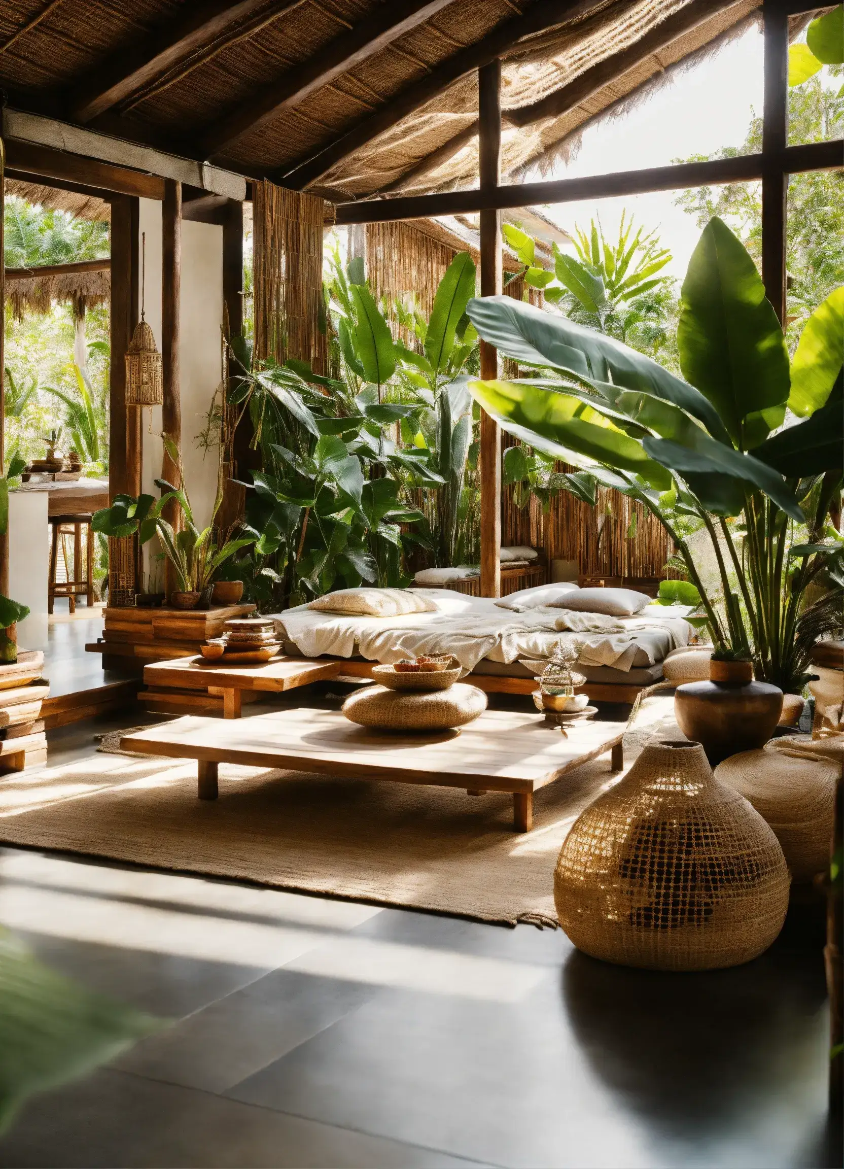 Energy-efficient window treatment in a modern living room